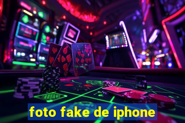 foto fake de iphone